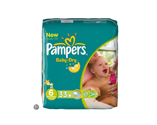 Pampers Baby - Luiers Maat 6 - 33st -