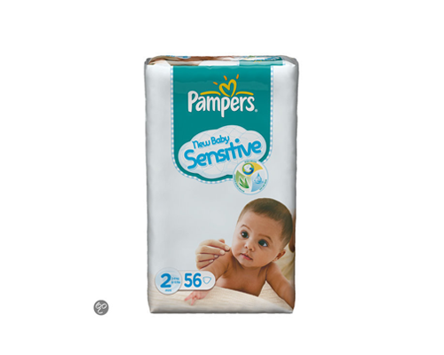 bedelaar stoeprand Tactiel gevoel Pampers New Baby Sensitive - Maat 2 Voordeelpak 56 st. - Babystraatje.nl