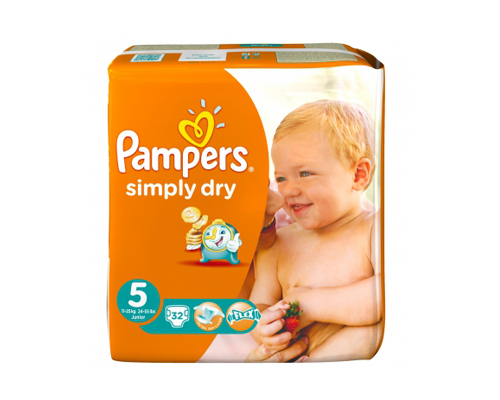 Een computer gebruiken Inspecteren spreker Pampers Simply Dry maat 5 Junior (11 - 25 kg) Spaa - Babystraatje.nl