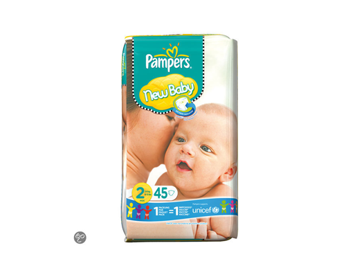 Pampers New Maat 2 met urine indicator Midpak stuks - Babystraatje.nl