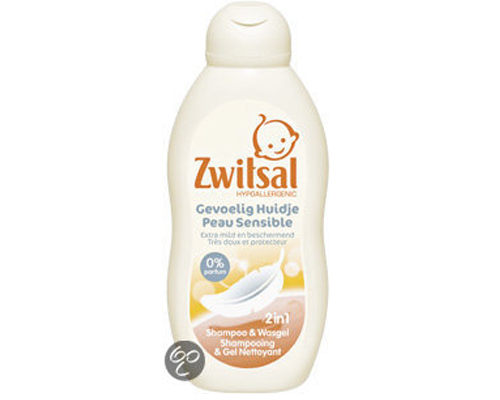 Haan meel aankomen Zwitsal - Gevoelig huidje Shampoo & Wasgel 2In1 - 200 ml - Babystraatje.nl
