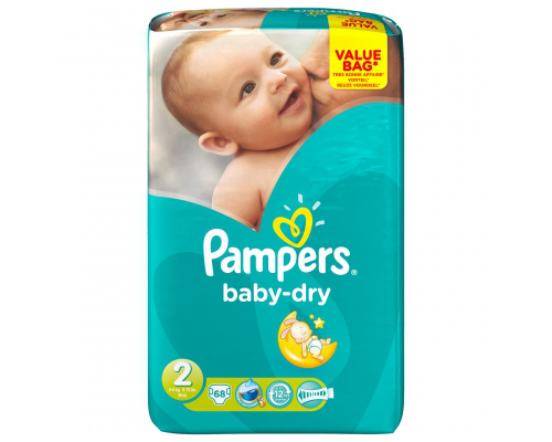 saai petticoat winnen Pampers Baby-Dry Mini maat 2 (3-6 kg) Value Pack 6 - Babystraatje.nl