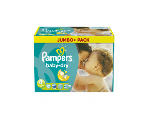 Inwoner monster Dank je Pampers Baby-Dry maat 4 Maxi (7-18 kg) Jumbo Plus - Babystraatje.nl