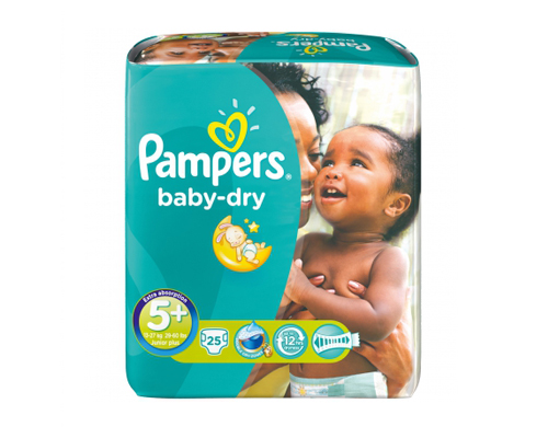 Th Soldaat Ontleden Pampers Baby-Dry maat 5+ Junior Plus (13-27 kg) Sp - Babystraatje.nl