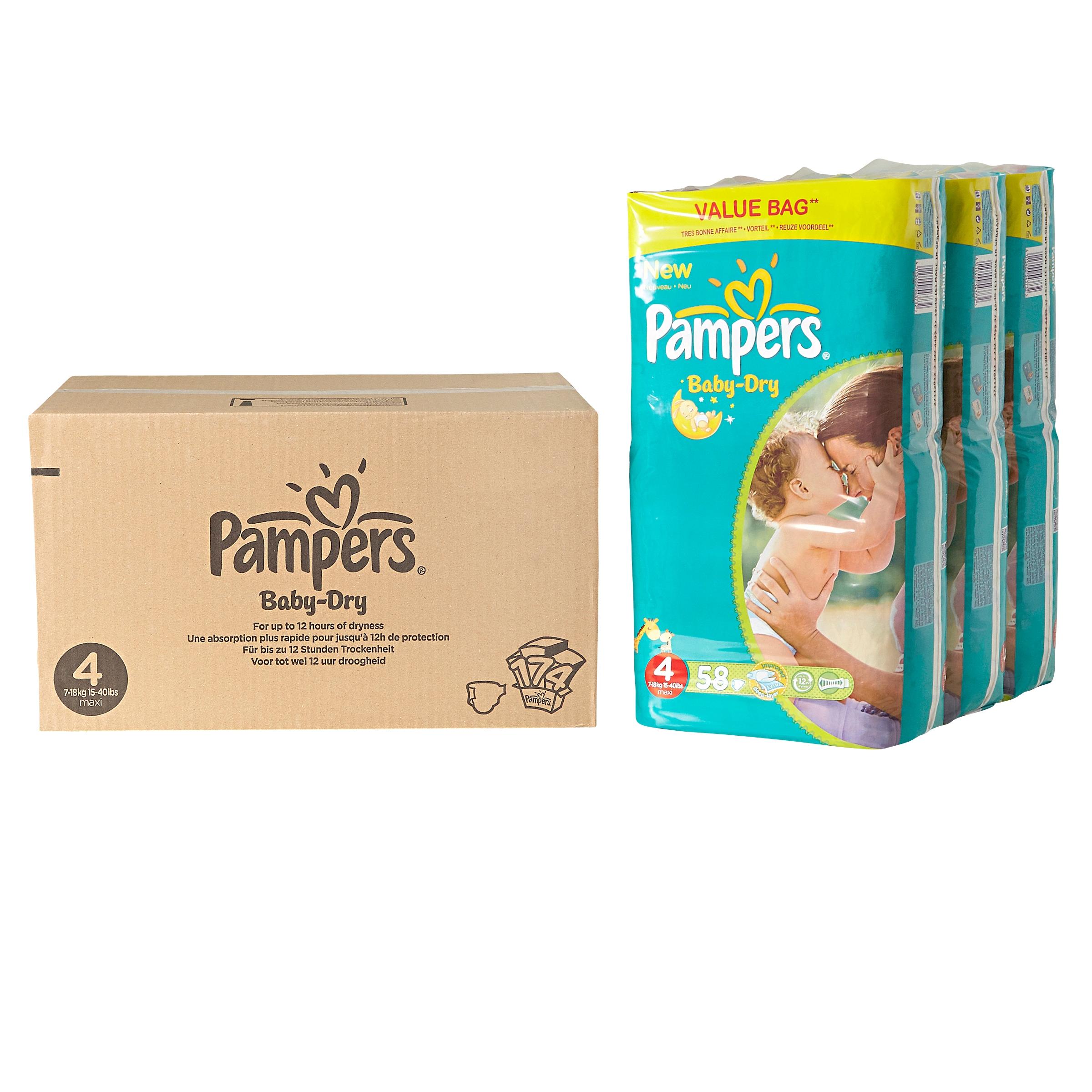 Pampers 4 (Maxi) 8-16 kg - Luiers - Babystraatje.nl
