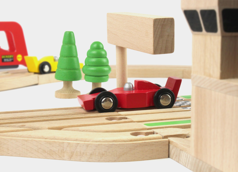 Ikonic Toys houten racebaan 2