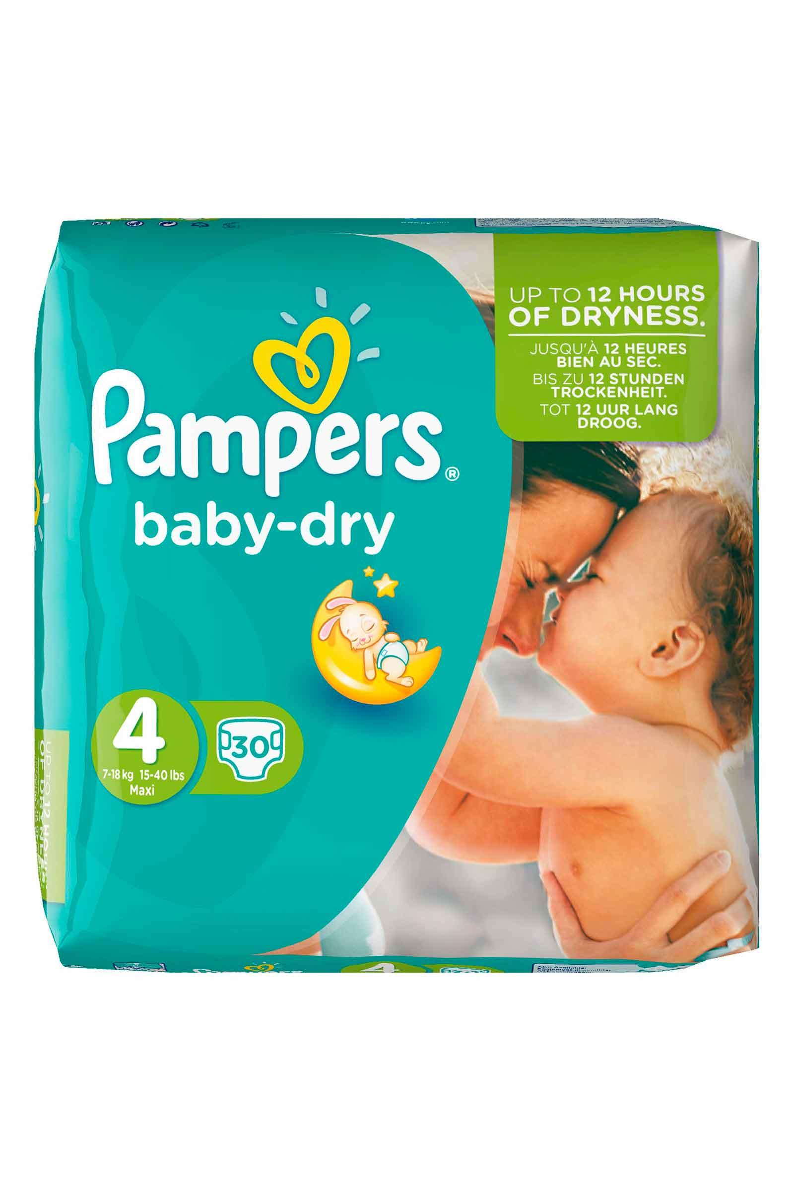 Pampers Midpack Maat 4 8-16 30 Luiers - Babystraatje.nl