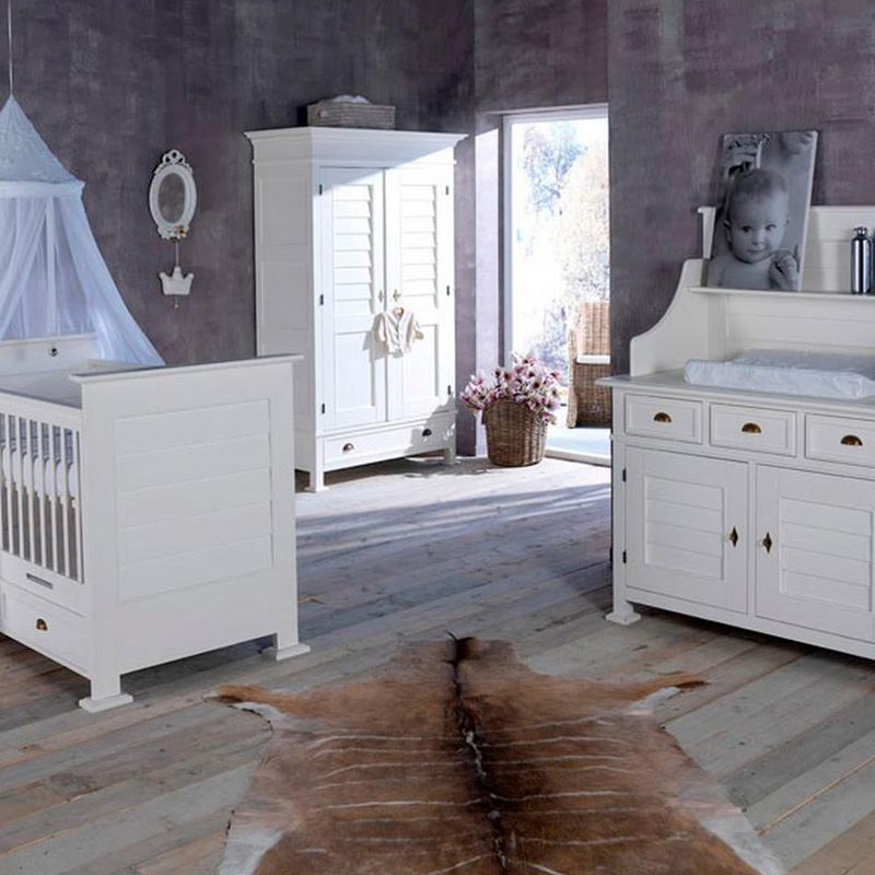 Kidsmill Bateau babykamer ledikant, commode, linnenkast-4