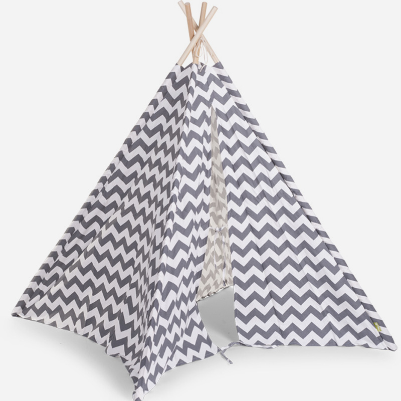 Prenatal Childwood Tipi Tent Zigzag-4