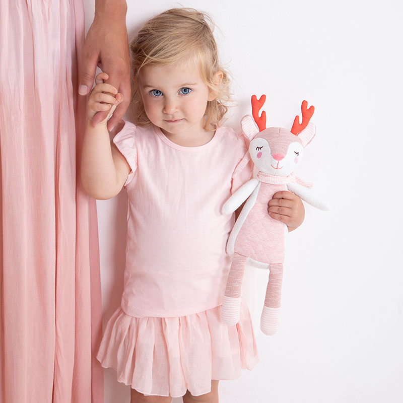 tiamo baby dreamy deer en balletmuizen knuffel