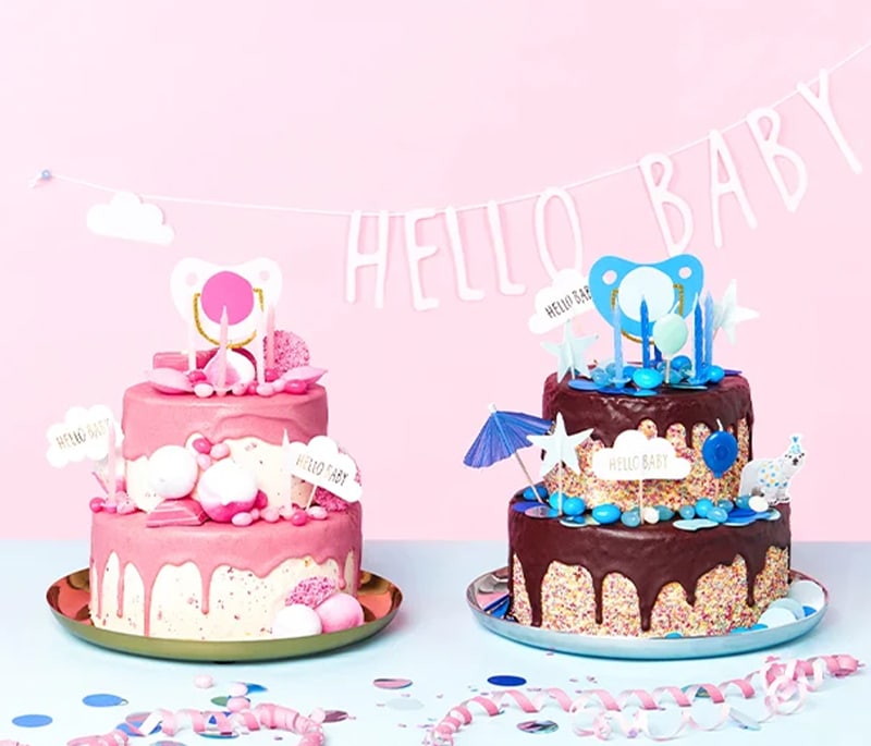 HEMA babyshower en gender reveal