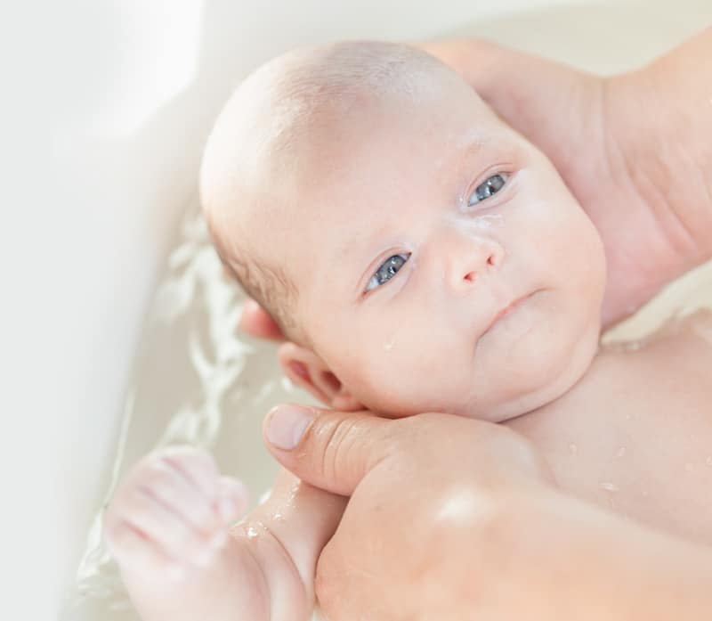 Babybadje voor in de badkamer