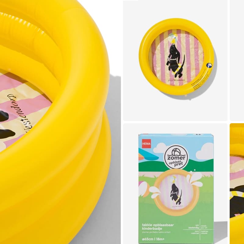 HEMA opblaasbaar kinderbadje Takkie