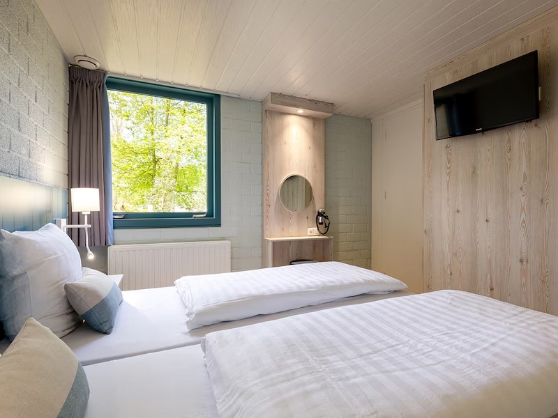 Center Parcs Premium Baby cottage Het Meerdal slaapkamer
