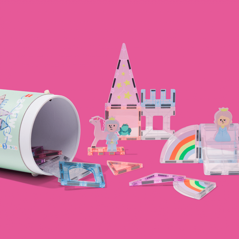 HEMA magnetische bouwtegels kasteel 20-delig