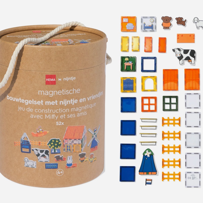HEMA nijntje magnetische bouwtegels