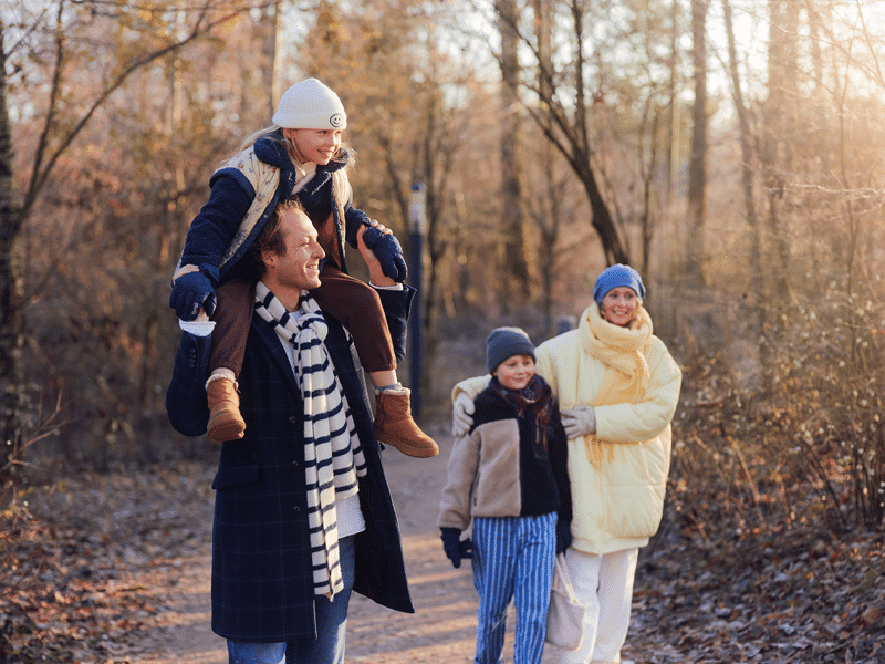 Center Parcs winter natuur boswandeling