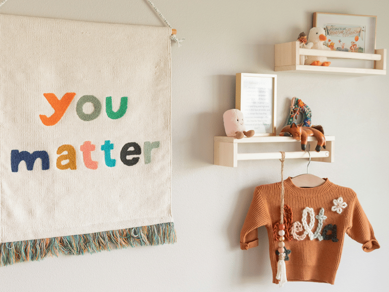 Een knusse babykamer