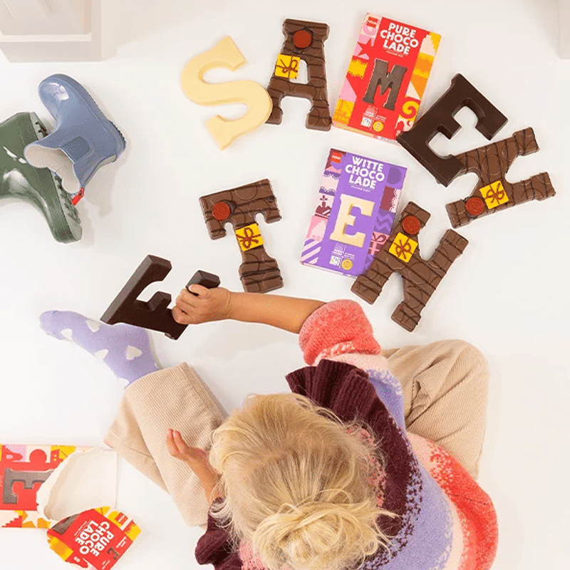 HEMA Chocoladeletters schoencadeau
